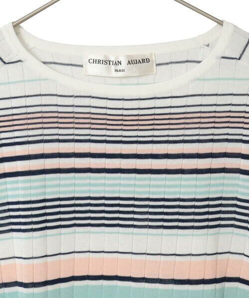 Maison de CINQ / メゾン ドゥ サンク ニット・セーター | マルチボーダーニットプルオーバー | 詳細18