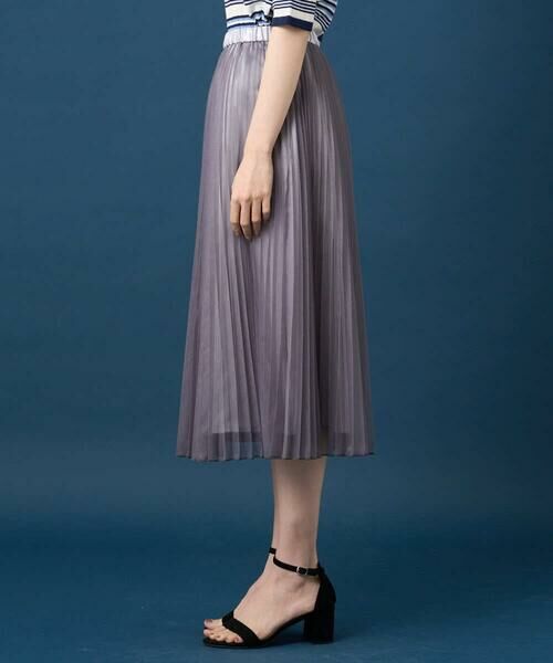 Maison de CINQ / メゾン ドゥ サンク ロング・マキシ丈スカート | ブライトオーガンジープリーツスカート | 詳細2