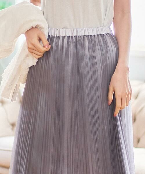Maison de CINQ / メゾン ドゥ サンク ロング・マキシ丈スカート | ブライトオーガンジープリーツスカート | 詳細4