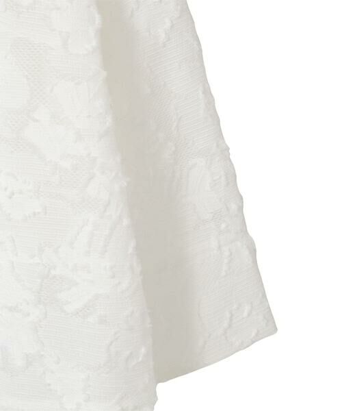 Maison de CINQ / メゾン ドゥ サンク ノーカラージャケット | フラワーカットジャカードジャケット | 詳細17