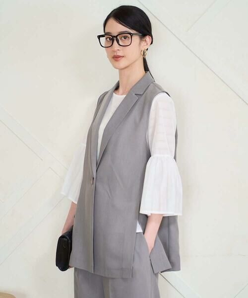 Maison de CINQ / メゾン ドゥ サンク ベスト | [乾性]テーラードジレ | 詳細1