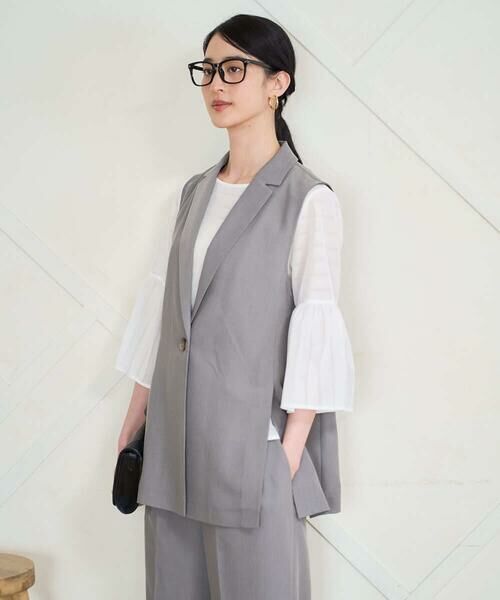 Maison de CINQ / メゾン ドゥ サンク ベスト | [乾性]テーラードジレ | 詳細2