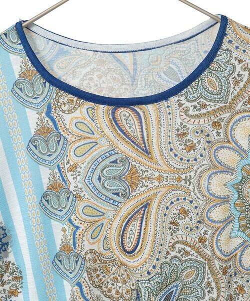 Maison de CINQ / メゾン ドゥ サンク カットソー | マリンブルーペーズリーカットソー | 詳細10