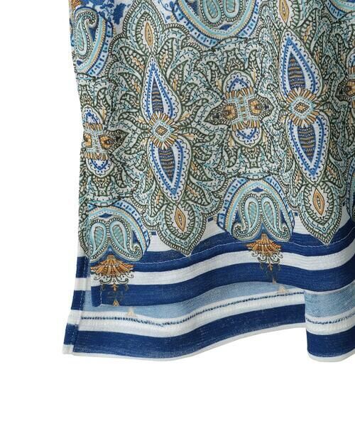 Maison de CINQ / メゾン ドゥ サンク カットソー | マリンブルーペーズリーカットソー | 詳細12