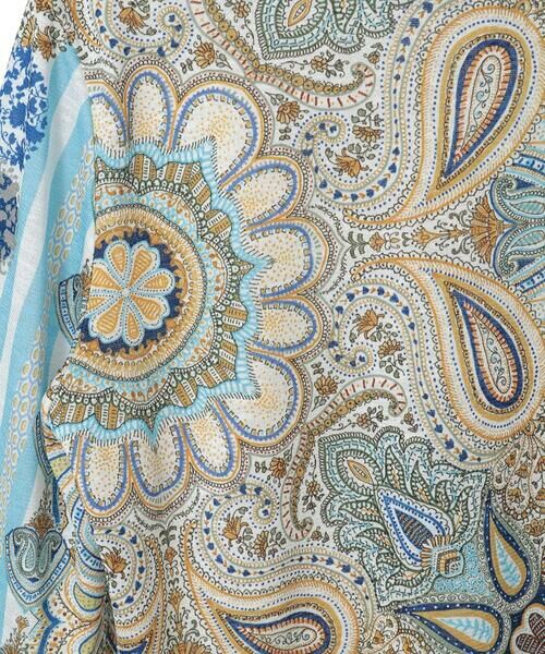 Maison de CINQ / メゾン ドゥ サンク カットソー | マリンブルーペーズリーカットソー | 詳細13