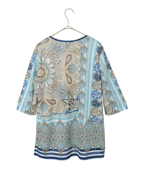 Maison de CINQ / メゾン ドゥ サンク カットソー | マリンブルーペーズリーカットソー | 詳細9