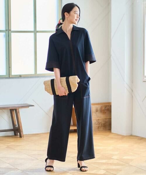 Maison de CINQ / メゾン ドゥ サンク カットソー | [セットアップ対応]ドライタッチジャージートップス | 詳細5