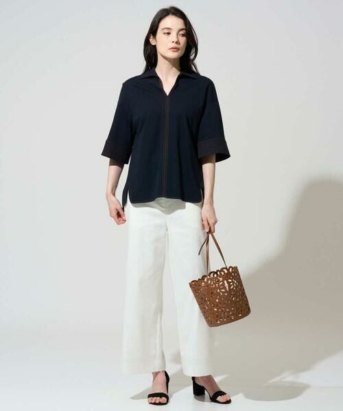 Maison de CINQ / メゾン ドゥ サンク カットソー | [セットアップ対応]ドライタッチジャージートップス | 詳細6