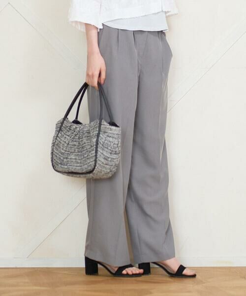 Maison de CINQ / メゾン ドゥ サンク チノ・ワークパンツ | [セットアップ対応]セミワイドパンツ | 詳細1