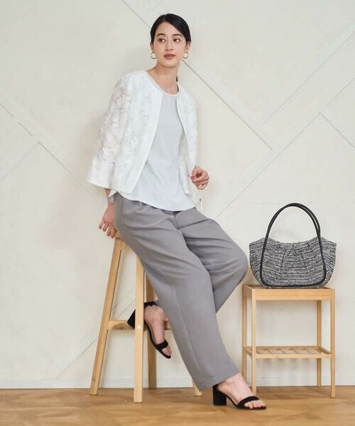 Maison de CINQ / メゾン ドゥ サンク チノ・ワークパンツ | [セットアップ対応]セミワイドパンツ | 詳細6