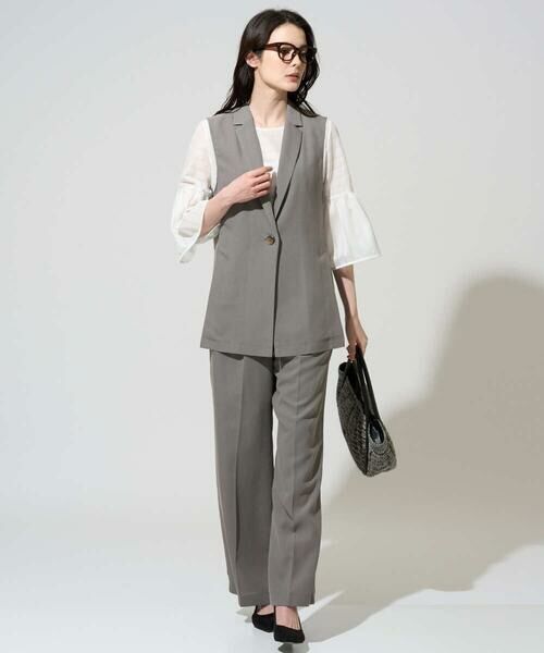 Maison de CINQ / メゾン ドゥ サンク チノ・ワークパンツ | [セットアップ対応]セミワイドパンツ | 詳細8