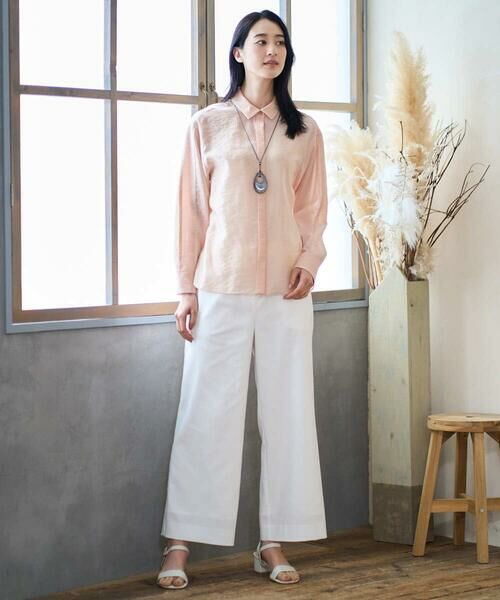 Maison de CINQ / メゾン ドゥ サンク チノ・ワークパンツ | リネンリラックスワイドパンツ | 詳細13