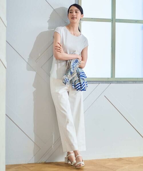 Maison de CINQ / メゾン ドゥ サンク チノ・ワークパンツ | リネンリラックスワイドパンツ | 詳細8