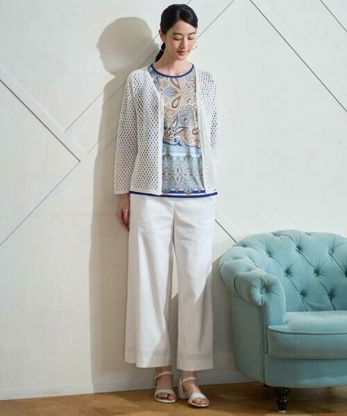 Maison de CINQ / メゾン ドゥ サンク カーディガン・ボレロ | リネンライクニットカーディガン | 詳細11