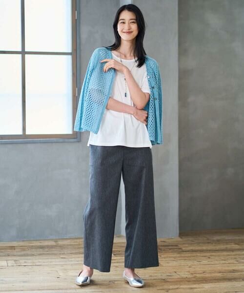 Maison de CINQ / メゾン ドゥ サンク カーディガン・ボレロ | リネンライクニットカーディガン | 詳細19