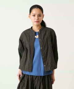 Maison de CINQ / メゾン ドゥ サンク シャツ・ブラウス | 【小さいサイズ】ボタニカルモチーフショートブラウス