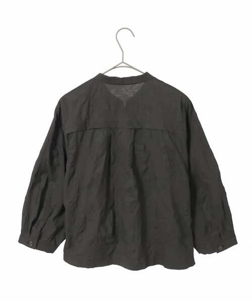 Maison de CINQ / メゾン ドゥ サンク シャツ・ブラウス | 【小さいサイズ】ボタニカルモチーフショートブラウス | 詳細2