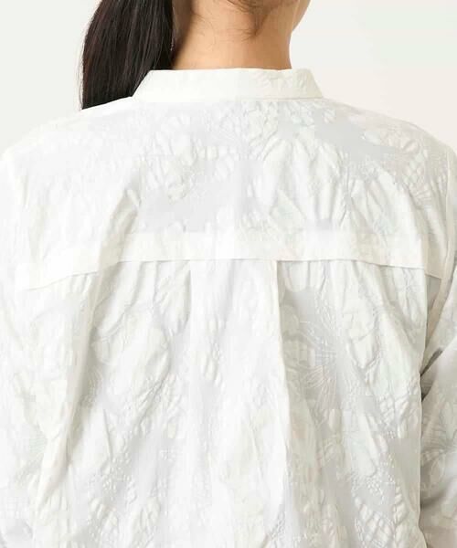 Maison de CINQ / メゾン ドゥ サンク シャツ・ブラウス | 【小さいサイズ】ボタニカルモチーフショートブラウス | 詳細15