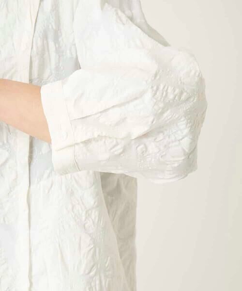 Maison de CINQ / メゾン ドゥ サンク シャツ・ブラウス | 【小さいサイズ】ボタニカルモチーフショートブラウス | 詳細17