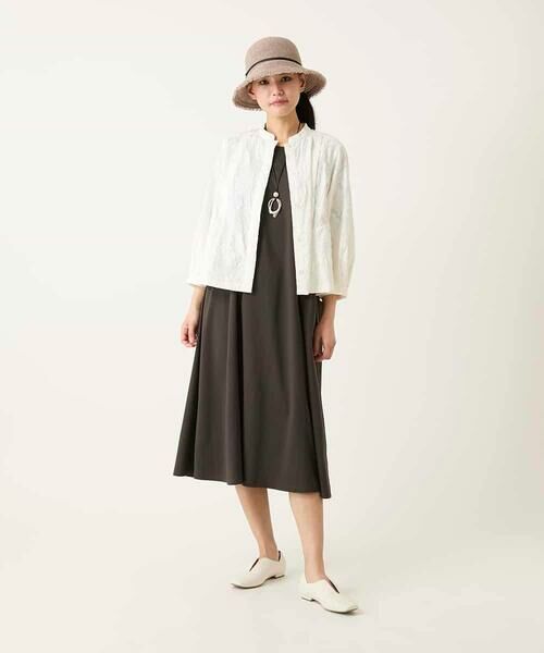 Maison de CINQ / メゾン ドゥ サンク シャツ・ブラウス | 【小さいサイズ】ボタニカルモチーフショートブラウス | 詳細20