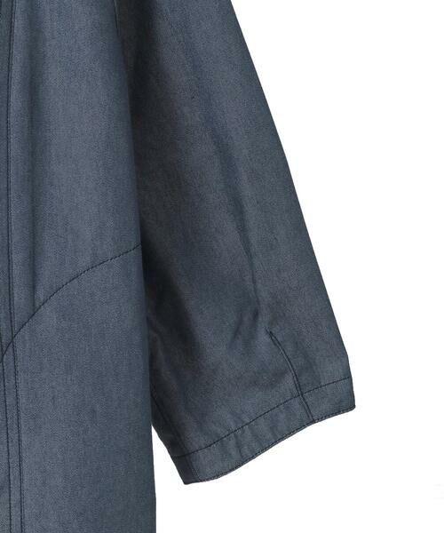 Maison de CINQ / メゾン ドゥ サンク シャツ・ブラウス | 【小さいサイズ】フリルアクセントダンガリーブラウス | 詳細22