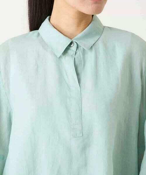 Maison de CINQ / メゾン ドゥ サンク シャツ・ブラウス | 【小さいサイズ】フレアスリーブ麻ブラウス | 詳細11