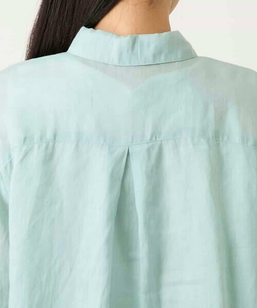 Maison de CINQ / メゾン ドゥ サンク シャツ・ブラウス | 【小さいサイズ】フレアスリーブ麻ブラウス | 詳細12