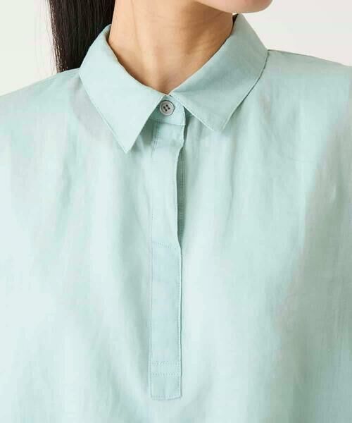 Maison de CINQ / メゾン ドゥ サンク シャツ・ブラウス | 【小さいサイズ】フレアスリーブ麻ブラウス | 詳細13