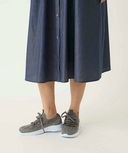 Maison de CINQ / メゾン ドゥ サンク ロング・マキシ丈ワンピース | 【小さいサイズ】ピンタックデザインダンガリーワンピース | 詳細12