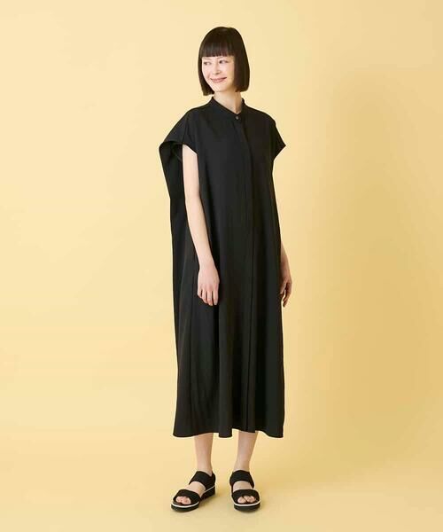 Maison de CINQ / メゾン ドゥ サンク ロング・マキシ丈ワンピース | 【小さいサイズ】セーラーカラージョーゼットワンピース | 詳細11