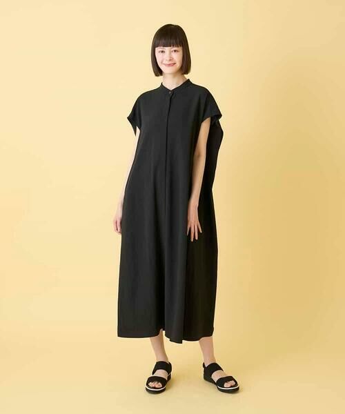 Maison de CINQ / メゾン ドゥ サンク ロング・マキシ丈ワンピース | 【小さいサイズ】セーラーカラージョーゼットワンピース | 詳細12