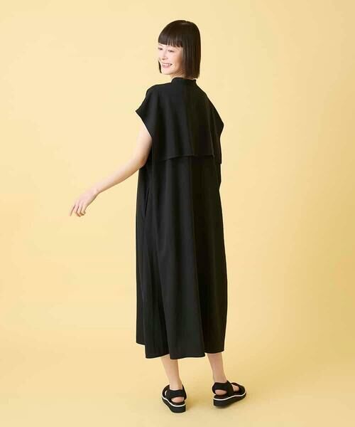 Maison de CINQ / メゾン ドゥ サンク ロング・マキシ丈ワンピース | 【小さいサイズ】セーラーカラージョーゼットワンピース | 詳細14