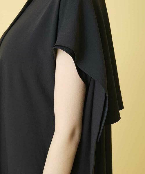 Maison de CINQ / メゾン ドゥ サンク ロング・マキシ丈ワンピース | 【小さいサイズ】セーラーカラージョーゼットワンピース | 詳細7