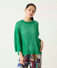 Maison de CINQ / メゾン ドゥ サンク ニット・セーター | 【小さいサイズ】ざっくりメッシュニットプルオーバー