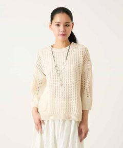 Maison de CINQ / メゾン ドゥ サンク ニット・セーター | 【小さいサイズ】ざっくりメッシュニットプルオーバー