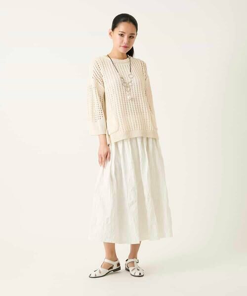 Maison de CINQ / メゾン ドゥ サンク ニット・セーター | 【小さいサイズ】ざっくりメッシュニットプルオーバー | 詳細14