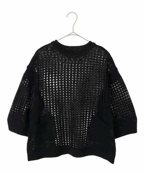 Maison de CINQ / メゾン ドゥ サンク ニット・セーター | 【小さいサイズ】ざっくりメッシュニットプルオーバー | 詳細20