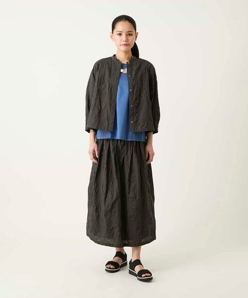 Maison de CINQ / メゾン ドゥ サンク ロング・マキシ丈スカート | 【小さいサイズ】ボタニカルモチーフスカート | 詳細15