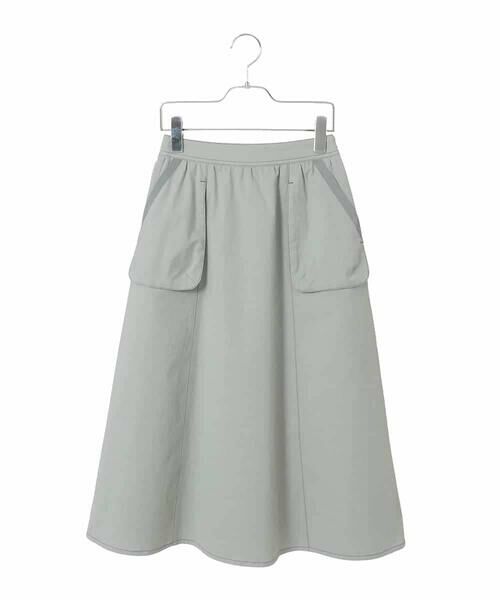 Maison de CINQ / メゾン ドゥ サンク ロング・マキシ丈スカート | 【小さいサイズ】リネンライクアウトポケットフレアスカート | 詳細17