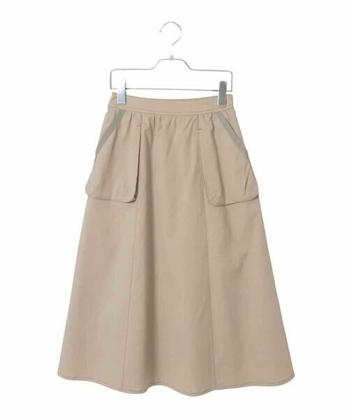 Maison de CINQ / メゾン ドゥ サンク ロング・マキシ丈スカート | 【小さいサイズ】リネンライクアウトポケットフレアスカート | 詳細18