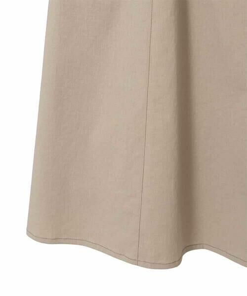 Maison de CINQ / メゾン ドゥ サンク ロング・マキシ丈スカート | 【小さいサイズ】リネンライクアウトポケットフレアスカート | 詳細21