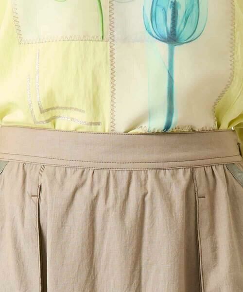 Maison de CINQ / メゾン ドゥ サンク ロング・マキシ丈スカート | 【小さいサイズ】リネンライクアウトポケットフレアスカート | 詳細5