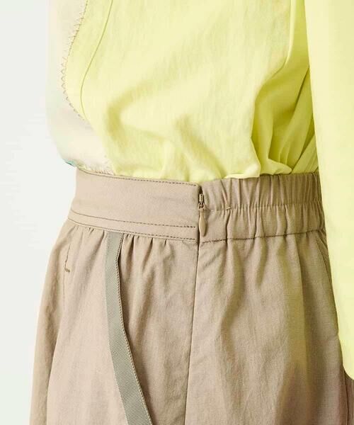Maison de CINQ / メゾン ドゥ サンク ロング・マキシ丈スカート | 【小さいサイズ】リネンライクアウトポケットフレアスカート | 詳細7