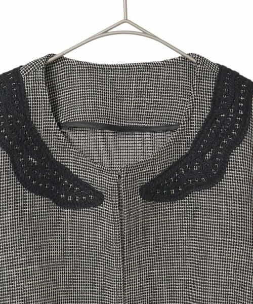 Maison de CINQ / メゾン ドゥ サンク ノーカラージャケット | 【小さいサイズ】ツイーディーメッシュコンパクトジャケット | 詳細18