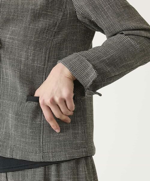 Maison de CINQ / メゾン ドゥ サンク ノーカラージャケット | 【小さいサイズ】ツイーディーメッシュコンパクトジャケット | 詳細8