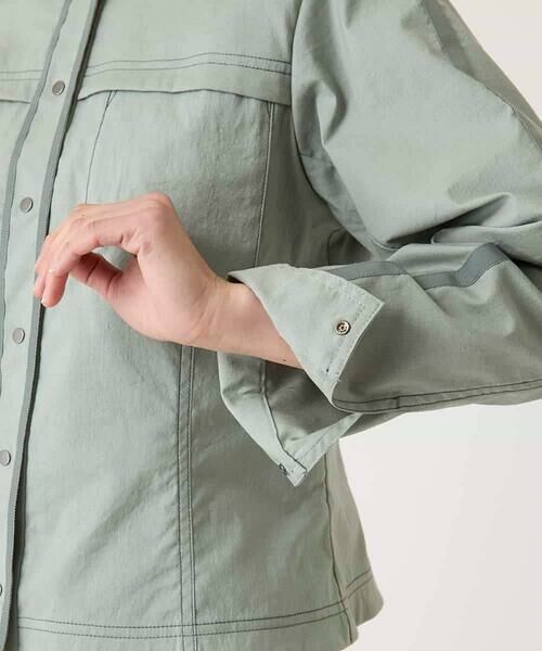 Maison de CINQ / メゾン ドゥ サンク ノーカラージャケット | 【小さいサイズ】リネンライクショートジャケット | 詳細10