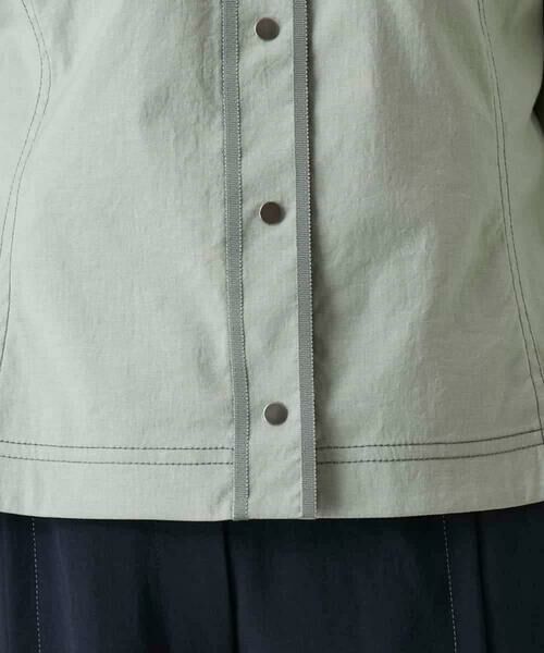 Maison de CINQ / メゾン ドゥ サンク ノーカラージャケット | 【小さいサイズ】リネンライクショートジャケット | 詳細11