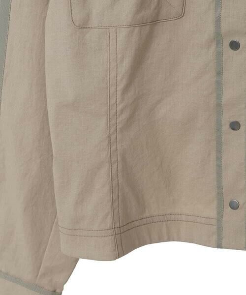Maison de CINQ / メゾン ドゥ サンク ノーカラージャケット | 【小さいサイズ】リネンライクショートジャケット | 詳細24