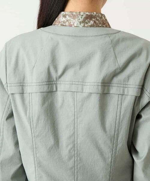 Maison de CINQ / メゾン ドゥ サンク ノーカラージャケット | 【小さいサイズ】リネンライクショートジャケット | 詳細7