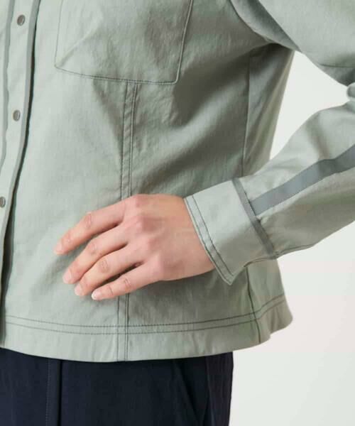 Maison de CINQ / メゾン ドゥ サンク ノーカラージャケット | 【小さいサイズ】リネンライクショートジャケット | 詳細9